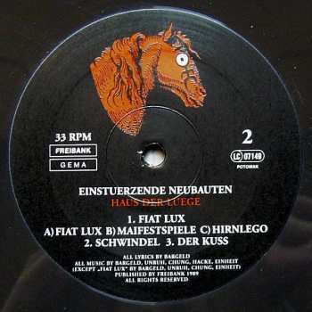 LP Einstürzende Neubauten: Haus Der Lüge