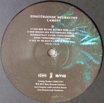 2LP Einstürzende Neubauten: Lament
