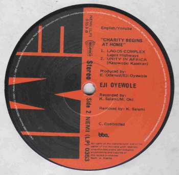 LP Eji Oyewole: Charity Begins At Home