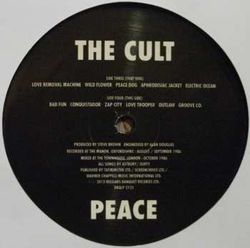 2LP The Cult: Electric Peace
