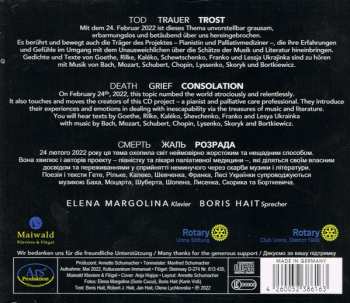 CD Elena Margolina: Tod Trauer Trost