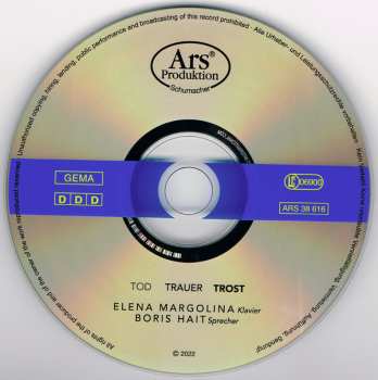CD Elena Margolina: Tod Trauer Trost
