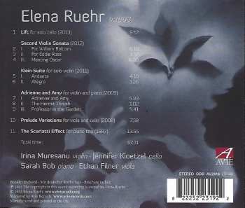 CD Elena Ruehr: Lift (Chamber Music By Elena Ruehr)