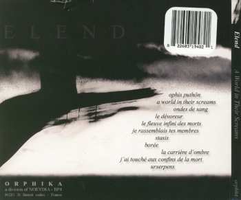 CD Elend: A World In Their Screams LTD | DIGI