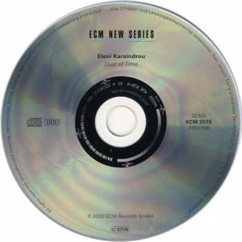CD Eleni Karaindrou: Dust Of Time