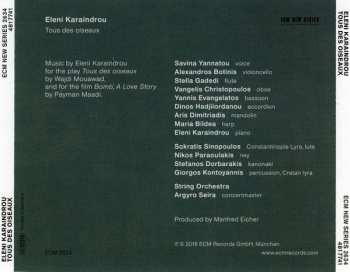 CD Eleni Karaindrou: Tous Des Oiseaux