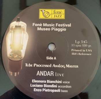 LP Enzo Pietropaoli: ANDAR live LTD