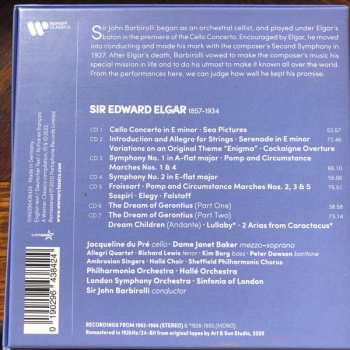 7CD/Doos Sir Edward Elgar: Cello Concerto, Enigma Variations, Symphonies 1 & 2, Sea Pictures