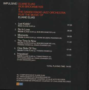 CD Bob Brookmeyer: Play The Music Of Eliane Elias - Impulsive!