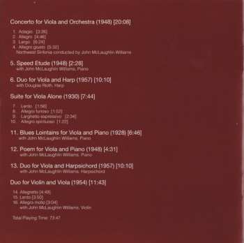 CD Quincy Porter: Complete Viola Works