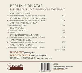 CD Elinor Frey: Berlin Sonatas