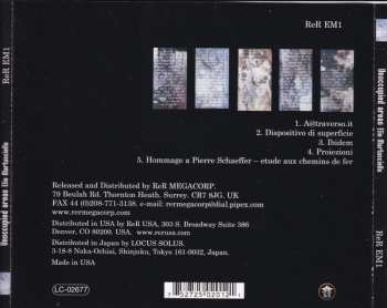 CD Elio Martusciello: Unoccupied Areas