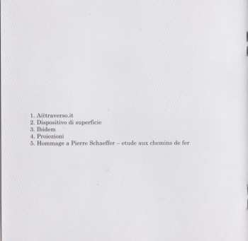 CD Elio Martusciello: Unoccupied Areas