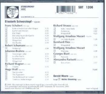 CD Gerald Moore: Elisabeth Schwarzkopf The Unpublished Emi Recordings 1955-1964 Lieder & Song