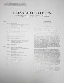 LP Elizabeth Cotten: Folksongs And Instrumentals With Guitar