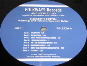 LP Elizabeth Cotten: Folksongs And Instrumentals With Guitar