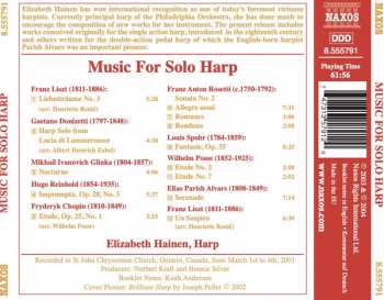 CD Louis Spohr: Music For Solo Harp