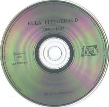 CD Ella Fitzgerald: 1935-1937