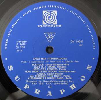 LP Ella Fitzgerald: Ella Fitzgeraldová