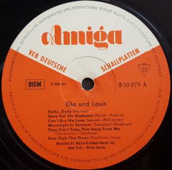 LP Louis Armstrong: Ella & Louis