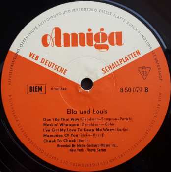 LP Louis Armstrong: Ella & Louis