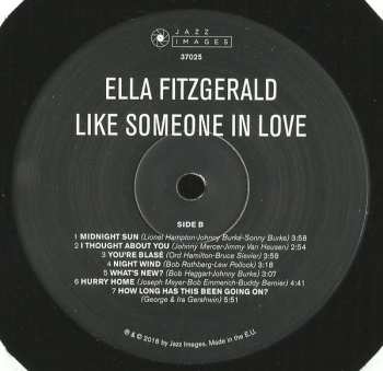 LP Ella Fitzgerald: Like Someone In Love DLX | LTD