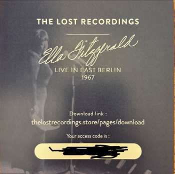 2LP Ella Fitzgerald: Live In East Berlin 1967 LTD | NUM