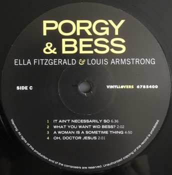 2LP Louis Armstrong: Porgy & Bess LTD