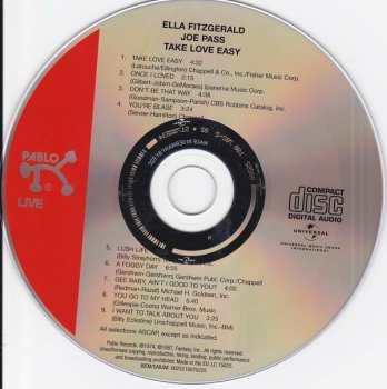 CD Ella Fitzgerald: Take Love Easy