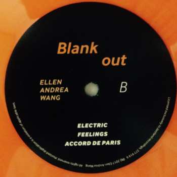 LP Ellen Andrea Wang: Blank Out CLR