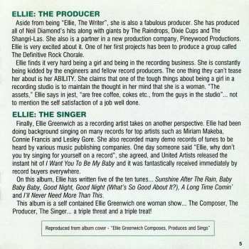 CD Ellie Greenwich: Composes, Produces And Sings / Let It Be Written, Let It Be Sung