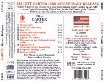 CD/DVD Elliott Carter: 100th Anniversary Release -  Mosaic / Dialogues