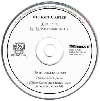 CD Elliott Carter: The Complete Music For Piano
