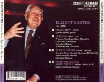 CD Elliott Carter: Shard / Luimen / Tempo E Tempi / Eight Pieces For Four Timpani