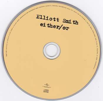 CD Elliott Smith: Either/Or