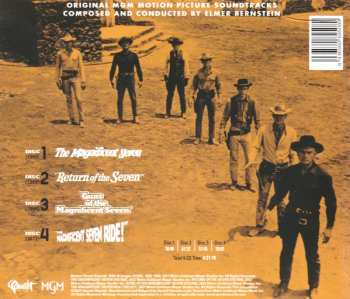 4CD/Doos Elmer Bernstein: The Magnificent Seven Collection (Original MGM Motion Picture Soundtracks) DLX