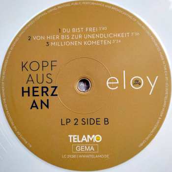 2LP Eloy de Jong: Kopf Aus Herz An LTD | NUM | CLR