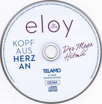 CD Eloy de Jong: Kopf Aus Herz An (Der Mega Hitmix)