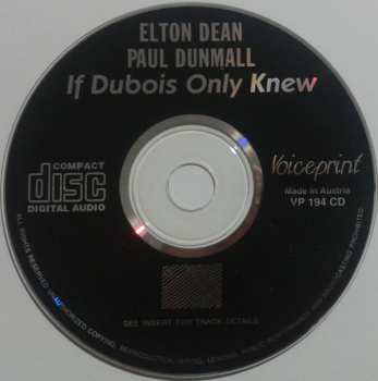 CD Elton Dean: If Dubois Only Knew