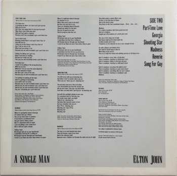 LP Elton John: A Single Man
