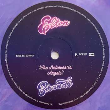 LP Elton John: Who Believes In Angels? CLR | LTD