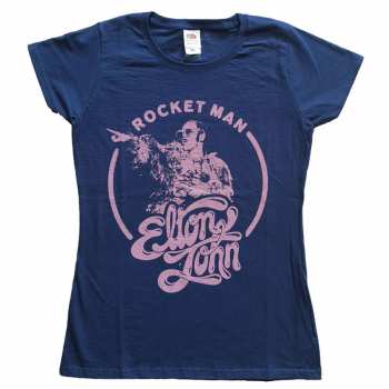 Merch Elton John: Dames T-shirt Rocketman Circle Point 