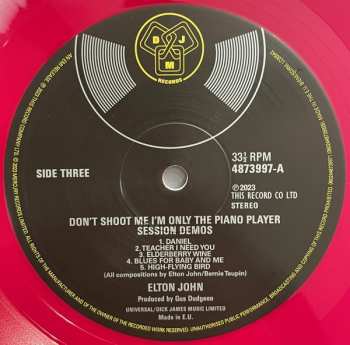 2LP Elton John: Don't Shoot Me, I'm Only The Piano Player LTD | CLR