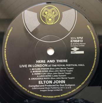 LP Elton John: Here And There