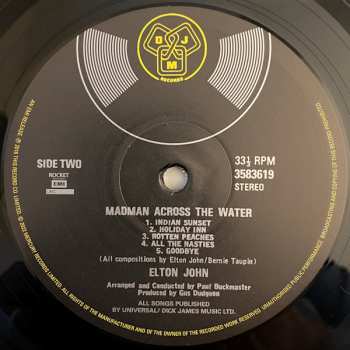 4LP/Doos Elton John: Madman Across The Water  LTD