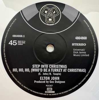 LP Elton John: Step Into Christmas / Ho, Ho, Ho, (Who’d Be A Turkey At Christmas) CLR | LTD