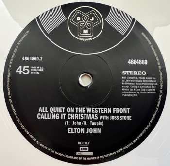 LP Elton John: Step Into Christmas / Ho, Ho, Ho, (Who’d Be A Turkey At Christmas) CLR | LTD