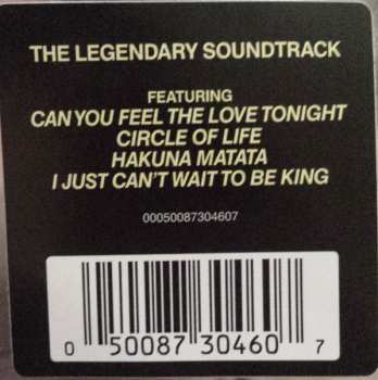 LP Elton John: The Lion King (Original Motion Picture Soundtrack) PIC