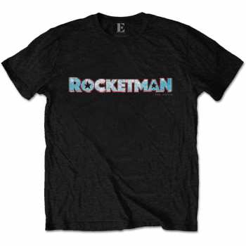 Merch Elton John: T-shirt Rocketman Movie Logo Elton John