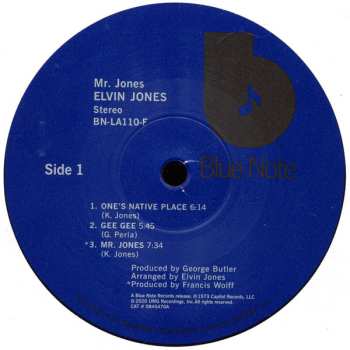 LP Elvin Jones: Mr. Jones
